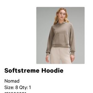 Lululemon Softstreme Hoodie